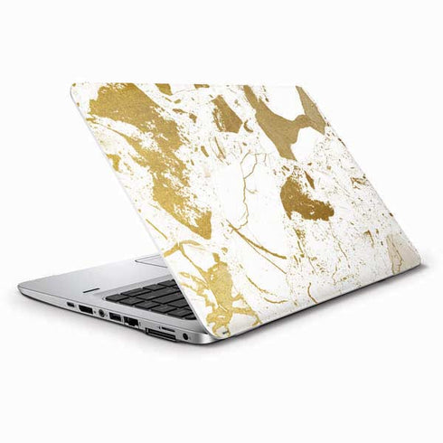 White Scattered Marble HP Elitebook Skin